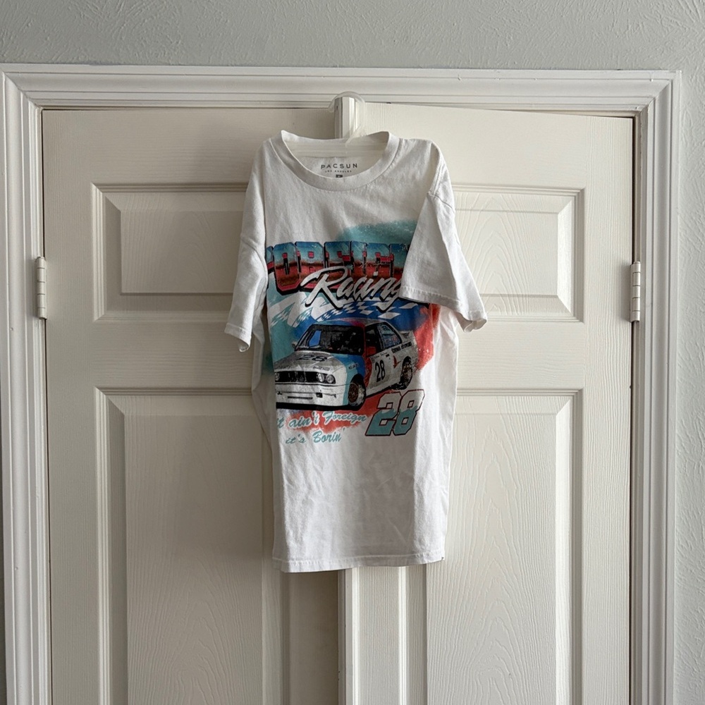 Racing Graphic T-Shirt - White